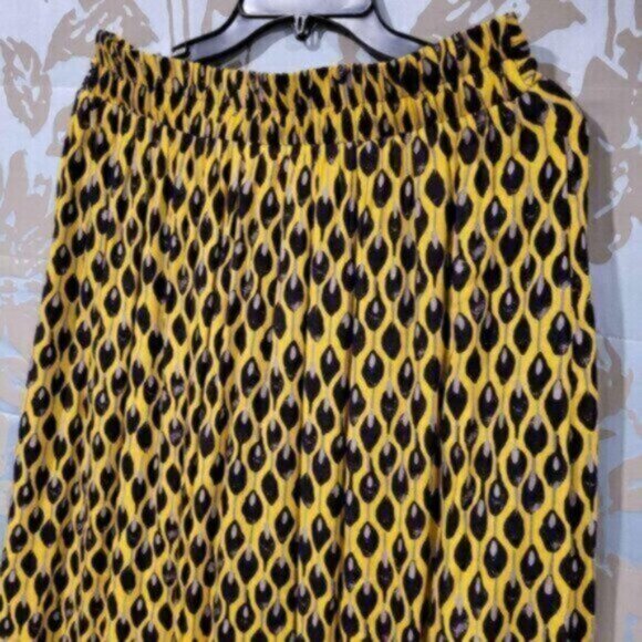 Anthropologie Pleated MAXI SKIRT New Sz Lrg - Picture 9 of 10